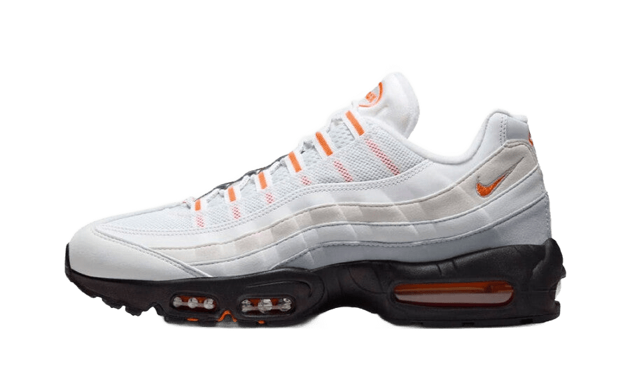 Nike Air Max 95 Wolf Grey Safety Orange Pure Platinum - HM0622-002 - Mentastore