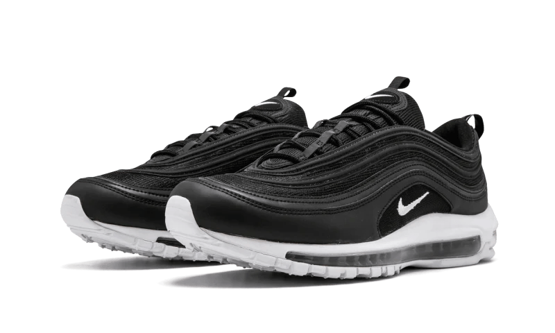 Nike Air Max 97 Black White Swoosh - 921826-001 - Mentastore