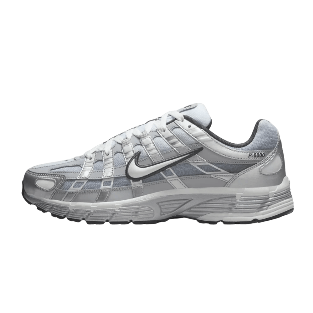 Nike P-6000 Metallic Silver Summit White-Wolf Grey