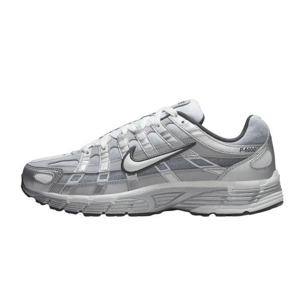 Nike P-6000 Metallic Silver Summit White-Wolf Grey