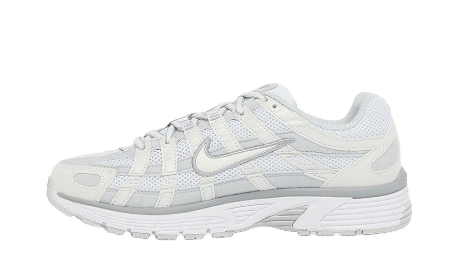 nike p 6000 white platinum