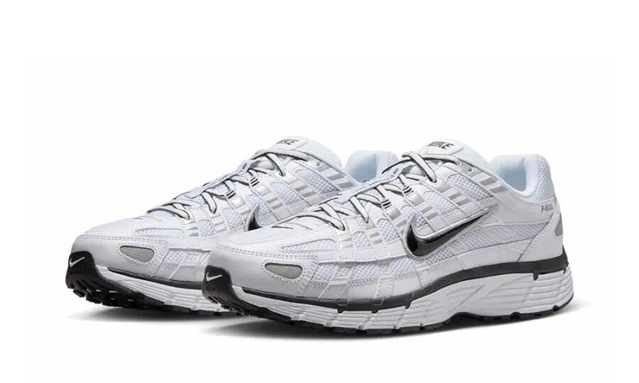 Nike P - 6000 White Metallic Silver Black - CD6404-107 - Mentastore