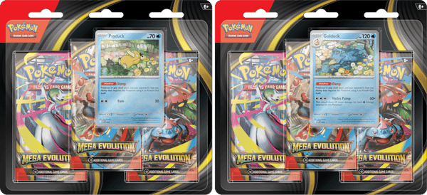 Pokmon Mega Evolution 3 Pack Blister Golduck / Psyduck Pokmon Mega Evolution 3 Pack Blister Golduck / Psyduck