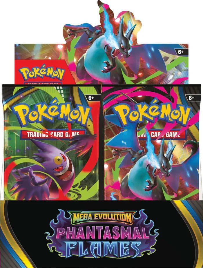 海外版POKÉMON MEGA EVOLUTION PHANTASMAL FLE Pokemon Mega Evolution Phantasmal Flames - Booster Box