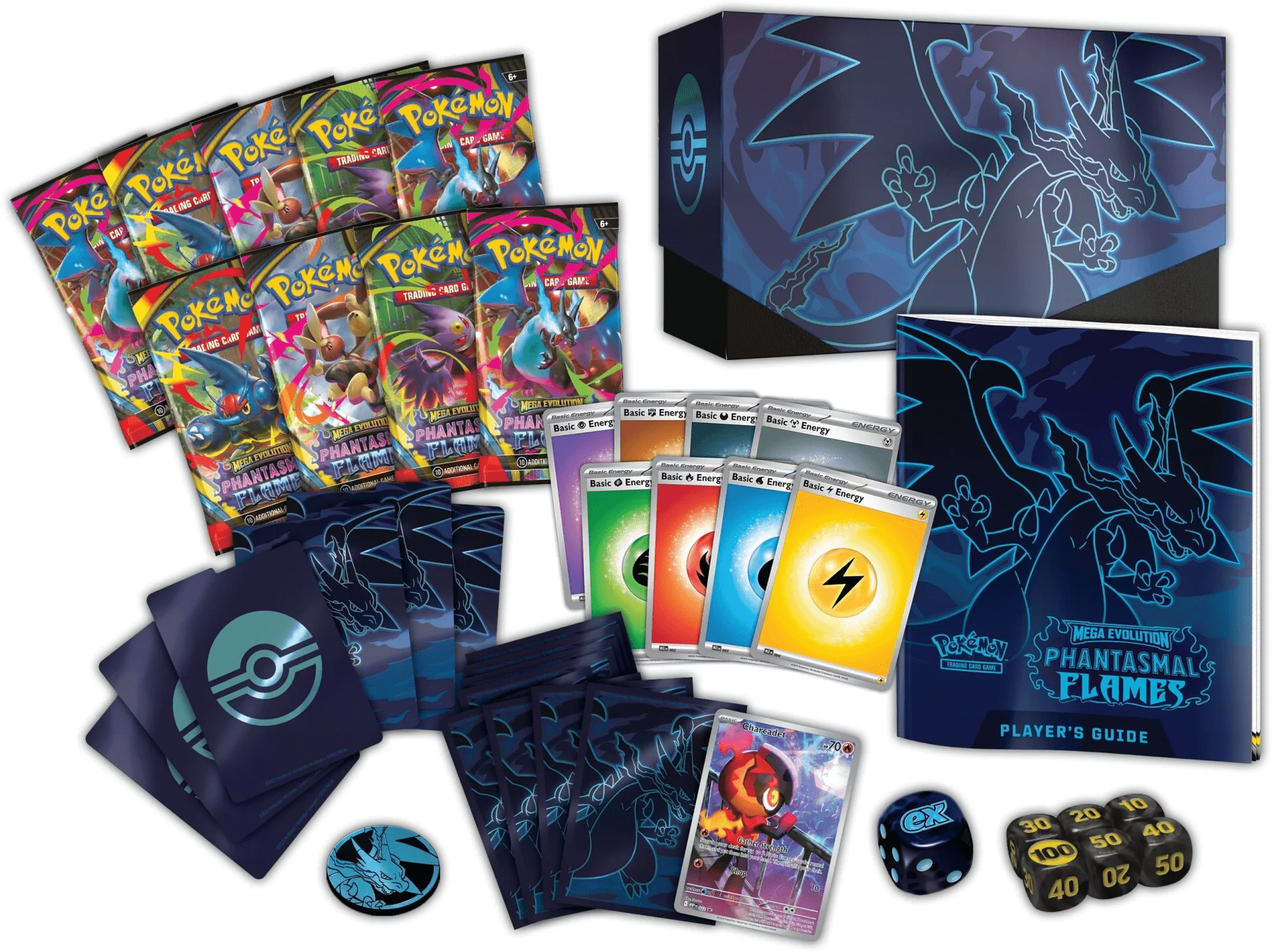 Pokemon Mega Evolution Phantasmal Flames - Elite Trainer Box (ENG) -  - Mentastore