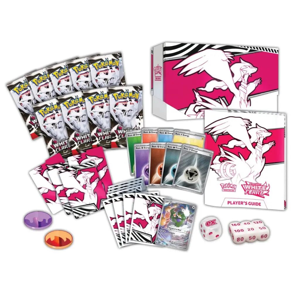 Pokémon scarlet & violet White flare Elite trainer box ( ENG ) - scarlet & violet White flare - Mentastore