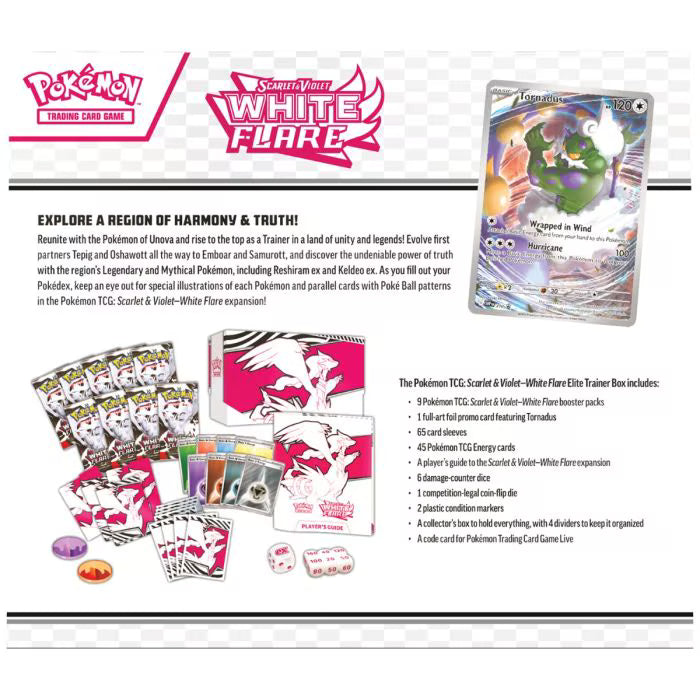 Pokémon scarlet & violet White flare Elite trainer box ( ENG )