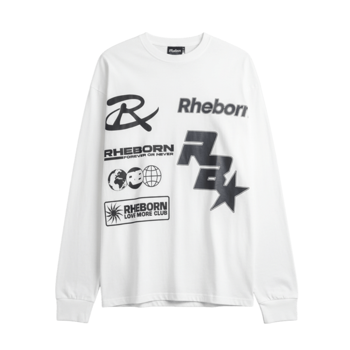 Rheborn Multi Logo Longsleeve White -  - Mentastore