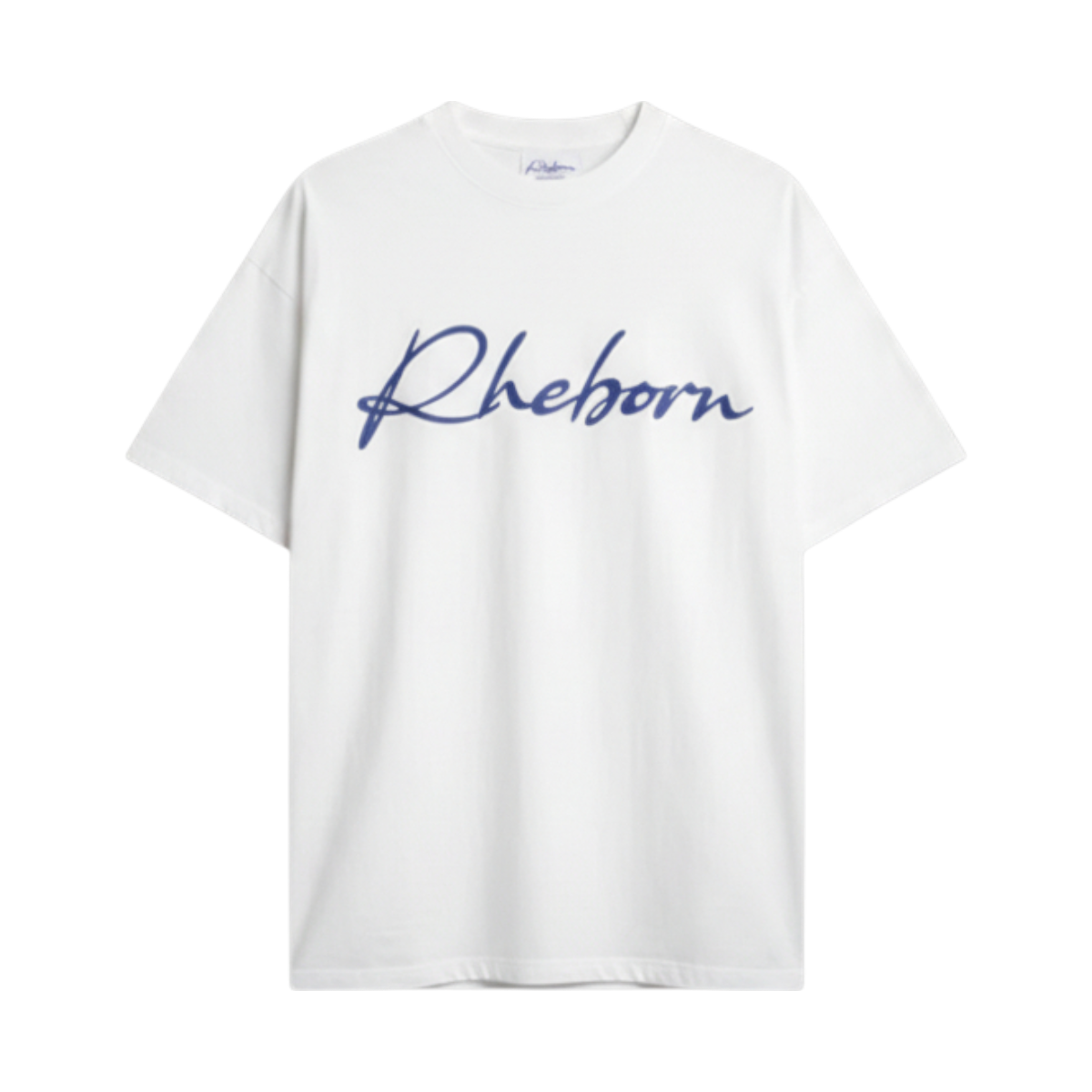 Rheborn Handwritten Logo Tee Navy Blue