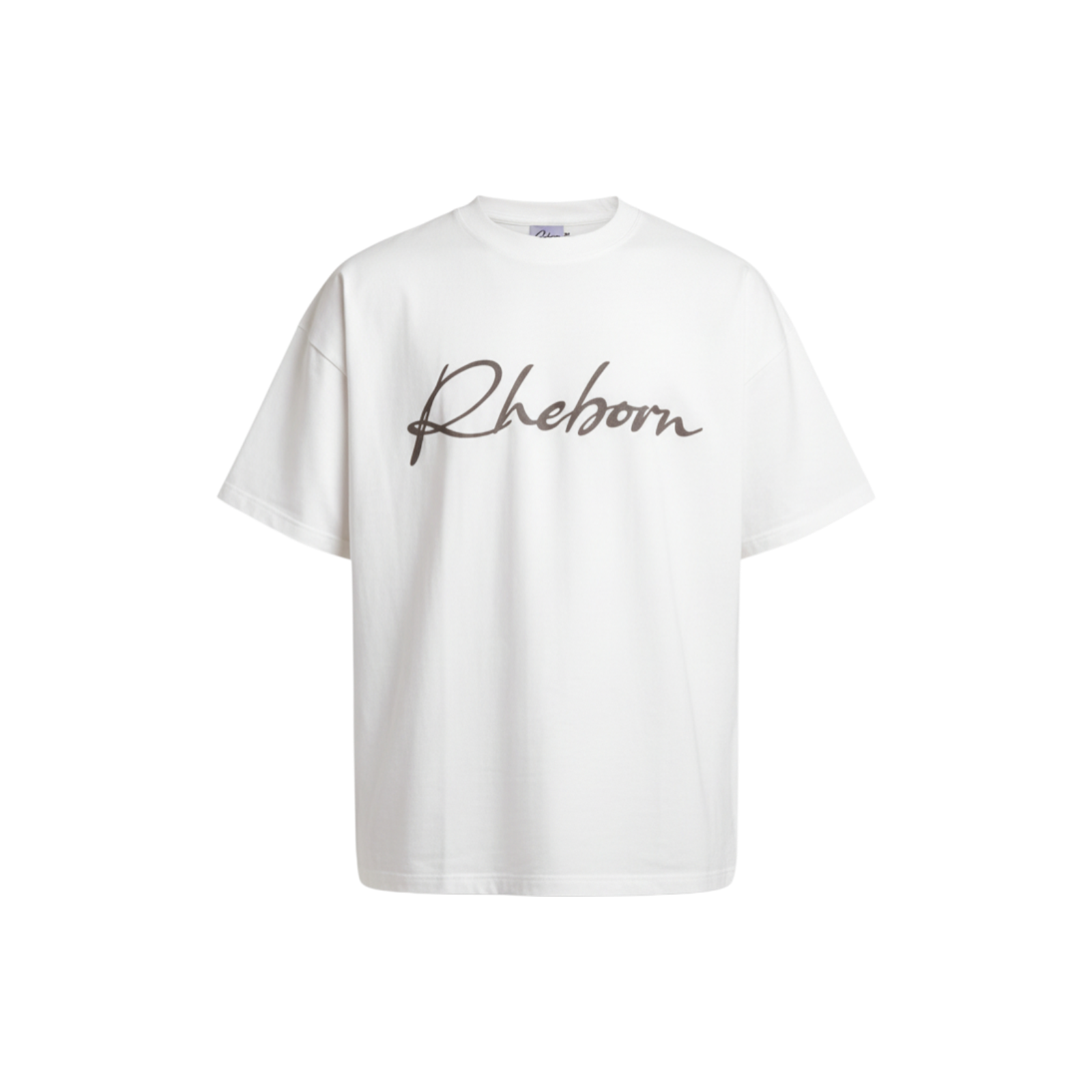 Rheborn Handwritten Logo tee Dark Brown
