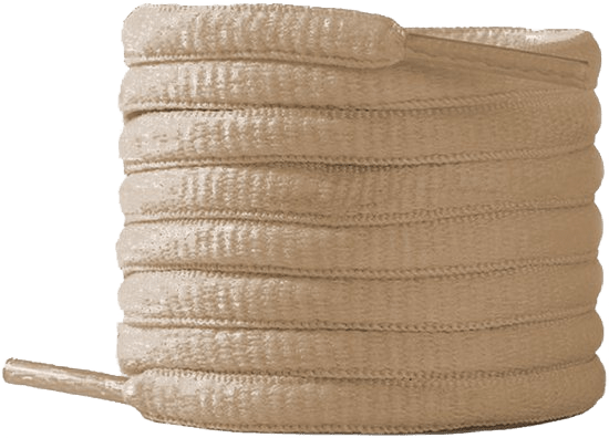 Rounded Asics Laces - Beige - 120cm -  - Mentastore