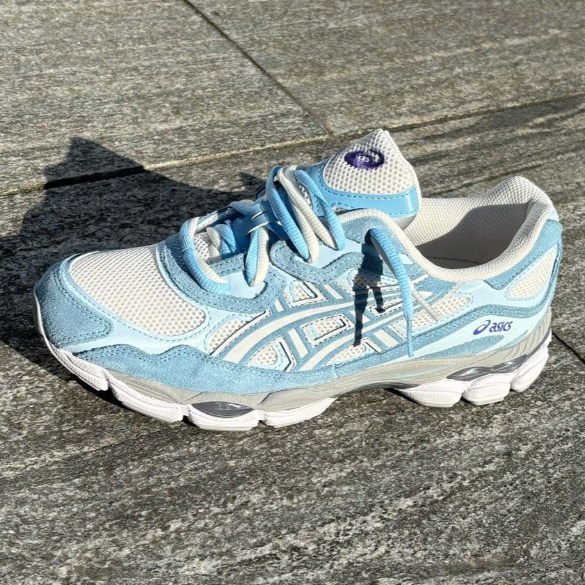 Rounded Asics Laces - Light Blue - 120cm - Mentastore