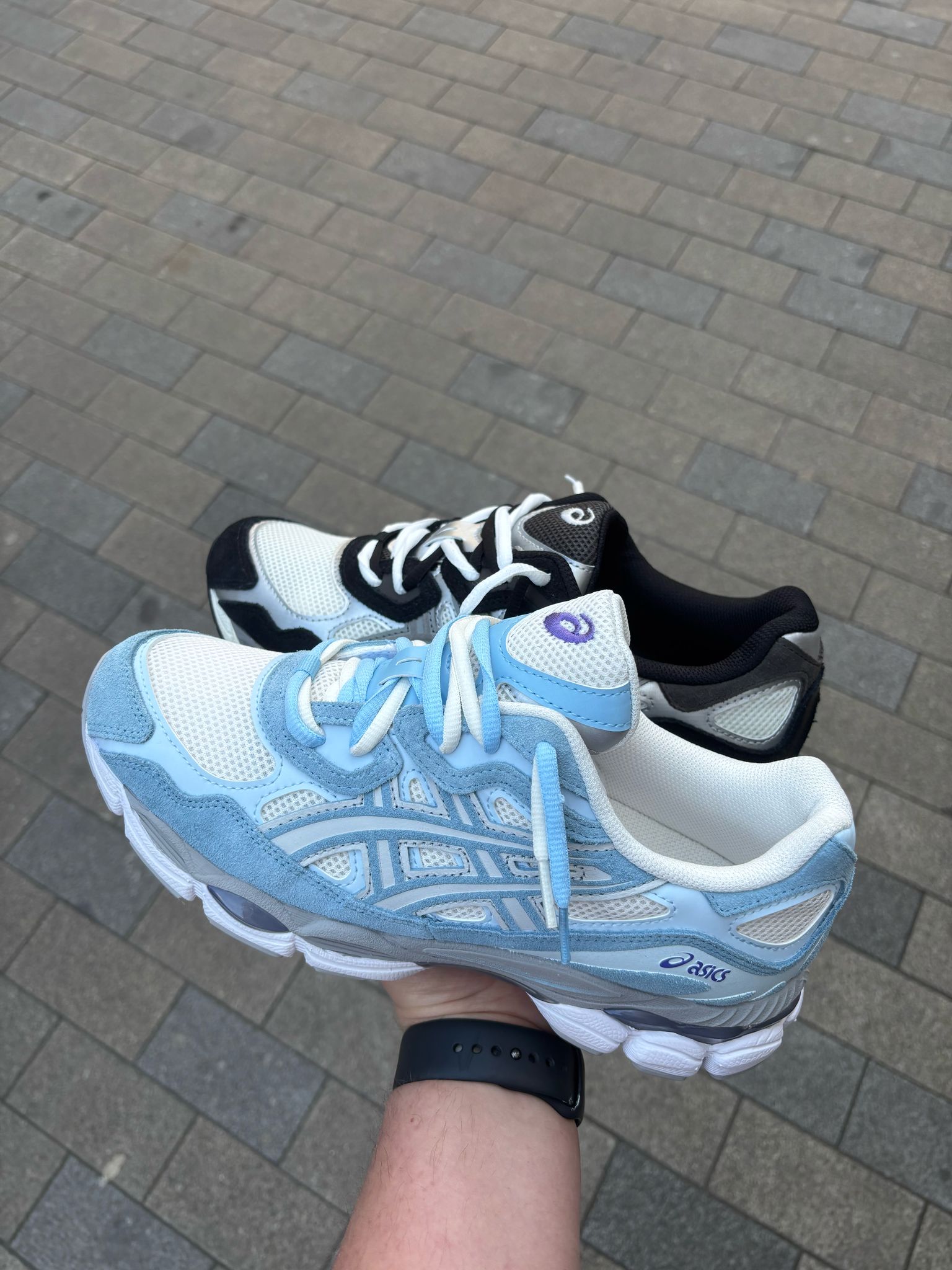 Rounded Asics Laces - Light Blue - 120cm - Mentastore