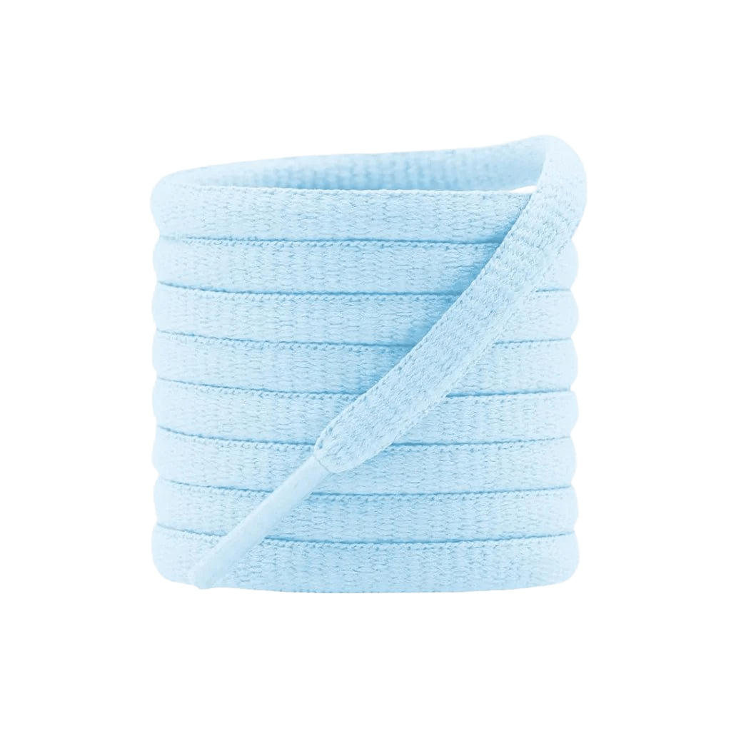 Rounded Asics Laces - Light Blue - 120cm -  - Mentastore