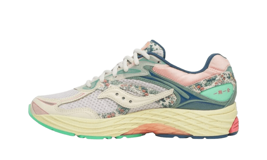 Saucony ProGrid Omni 9 Floral Beige Blue - S71015-1 - Mentastore