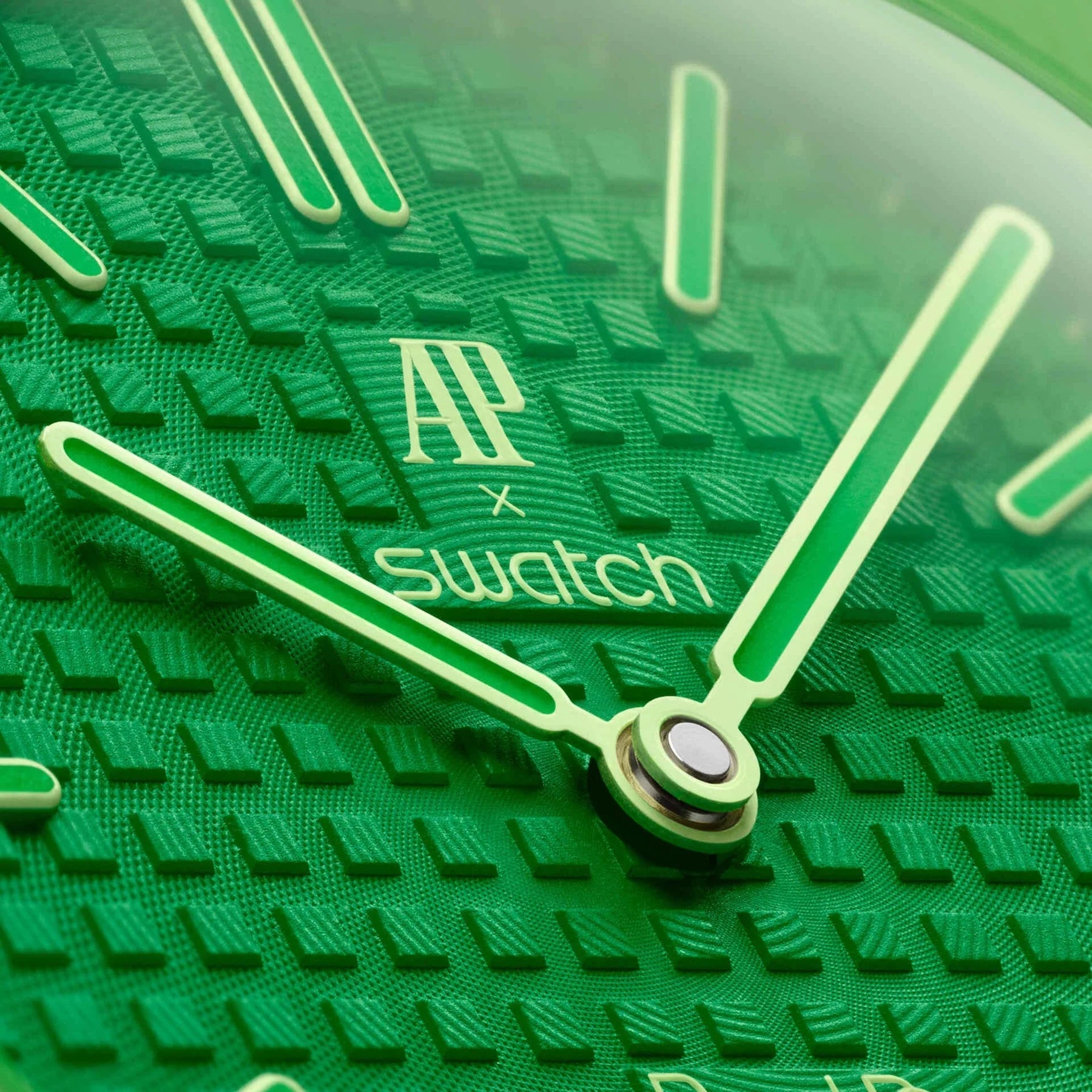 Swatch x Audemars Piguet Bioceramic Royal Pop Green Eight - SSX03G100N - Mentastore