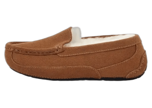 UGG Ascot Slipper Chestnut Suede (Kids) - 1120886K-CTSD - Mentastore