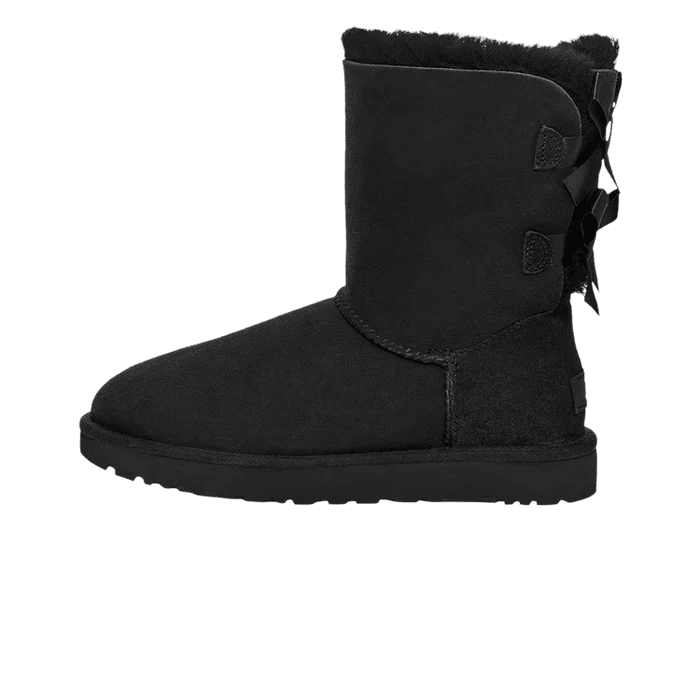 UGG Bailey Bow II Boot Black (Women's) - 1016225-BLK - Mentastore