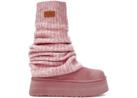 UGG Classic Mini Dipper Legwarmer Boot Pink Dawn (Women's) - 1178990-PDW - Mentastore