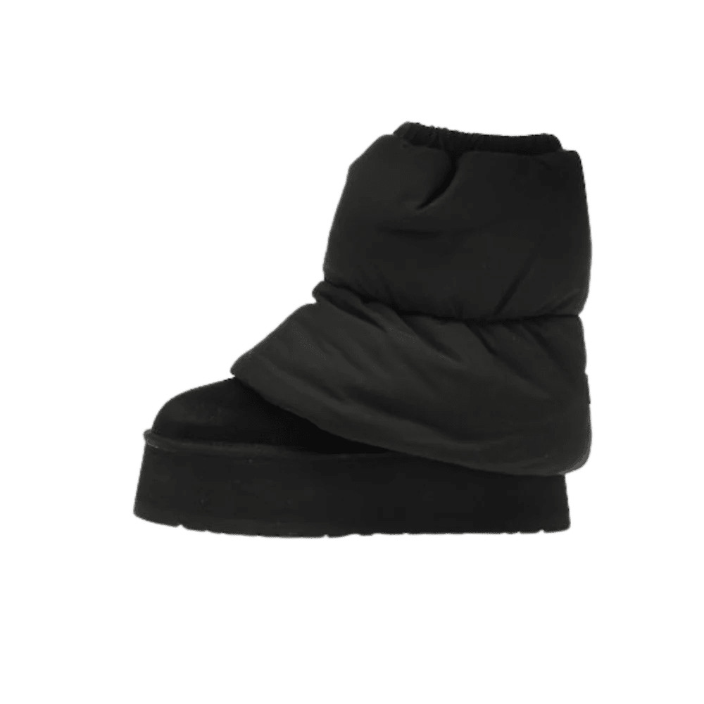 UGG Classic Mini Dipper Puffer Boot Black (Women's) - 1158275-BBLC - Mentastore