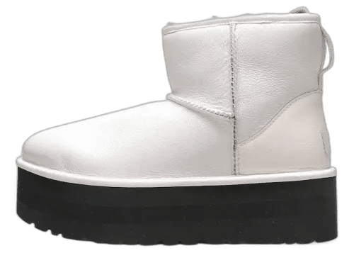 UGG Classic Mini Platform Matte Boot Ultra Matte White (Women's) - 1130611-UMWH - Mentastore