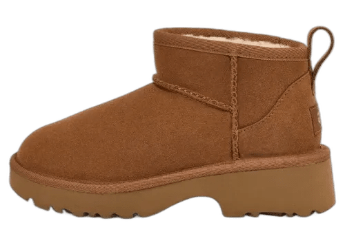 UGG Classic Ultra Mini New Heights Boot Chestnut (Kids) - 1157732K-CHE - Mentastore