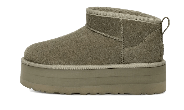 UGG Classic Ultra Mini Platform Boot Moss Green (Women's) - 1135092-MSG - Mentastore
