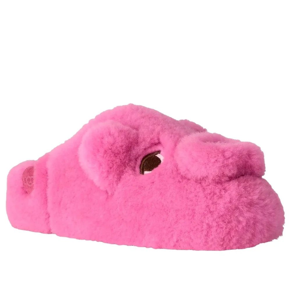 UGG Elea Pooch Slip-On Slipper Pink Laquer (Women's) - 1183390-PLQ - Mentastore