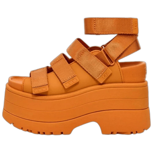 UGG GoldenRise Platform Sandals Dark Apricot (Women's) - 1167431-DCT - Mentastore