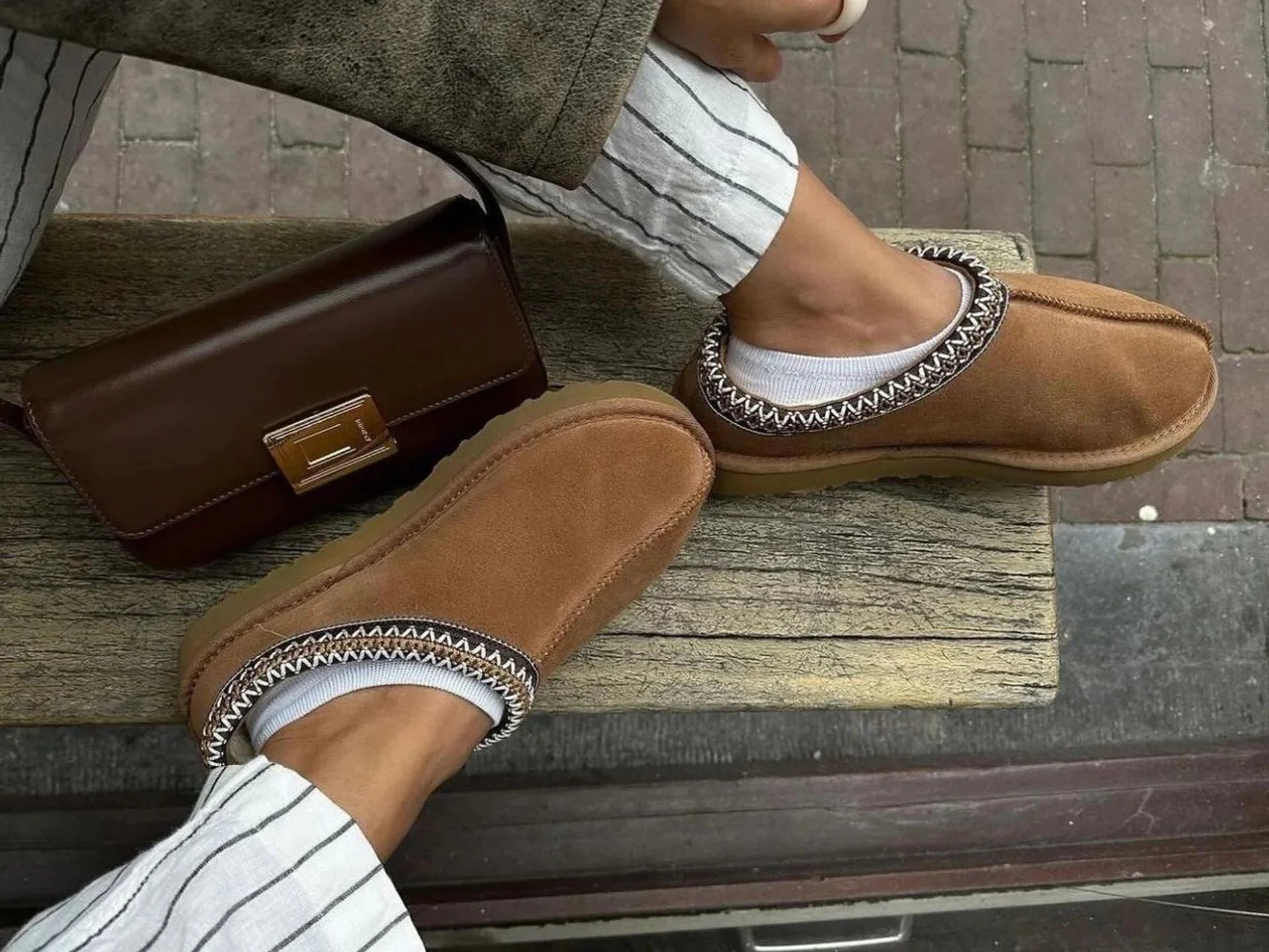 UGG Tasman Slipper 'Chestnut' (W) - 5955-CHE - Mentastore