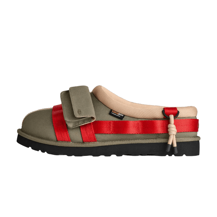 UGG Tasman Wildwood Slipper Burnt Olive Red Pepper - 1180110-BVRD - Mentastore