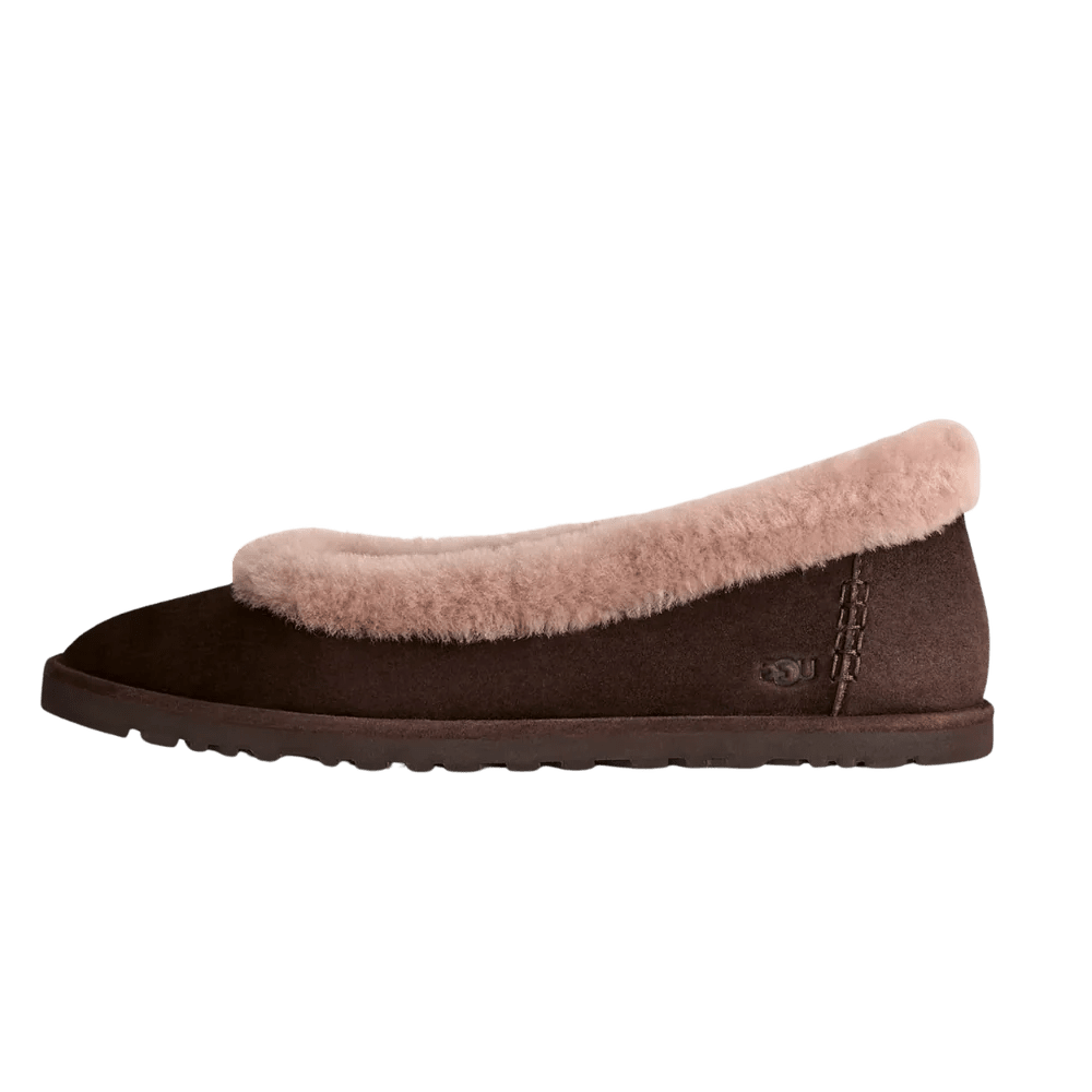 UGG Zora Ballet Flat Dusted Cocoa (Women's) - 1178111-DDC - Mentastore