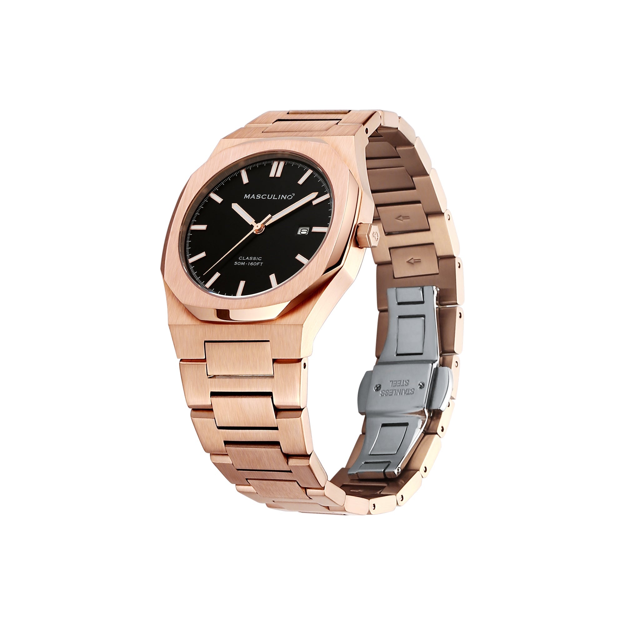 Watch - Masculino Gold Black - 40mm - Mentastore