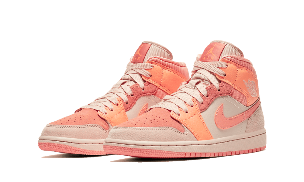 Air Jordan 1 Mid Apricot Orange Terra Blush - Mentastore - dh4270-800