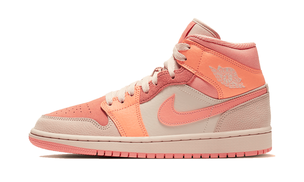 Air Jordan 1 Mid Apricot Orange Terra Blush - Mentastore - dh4270-800