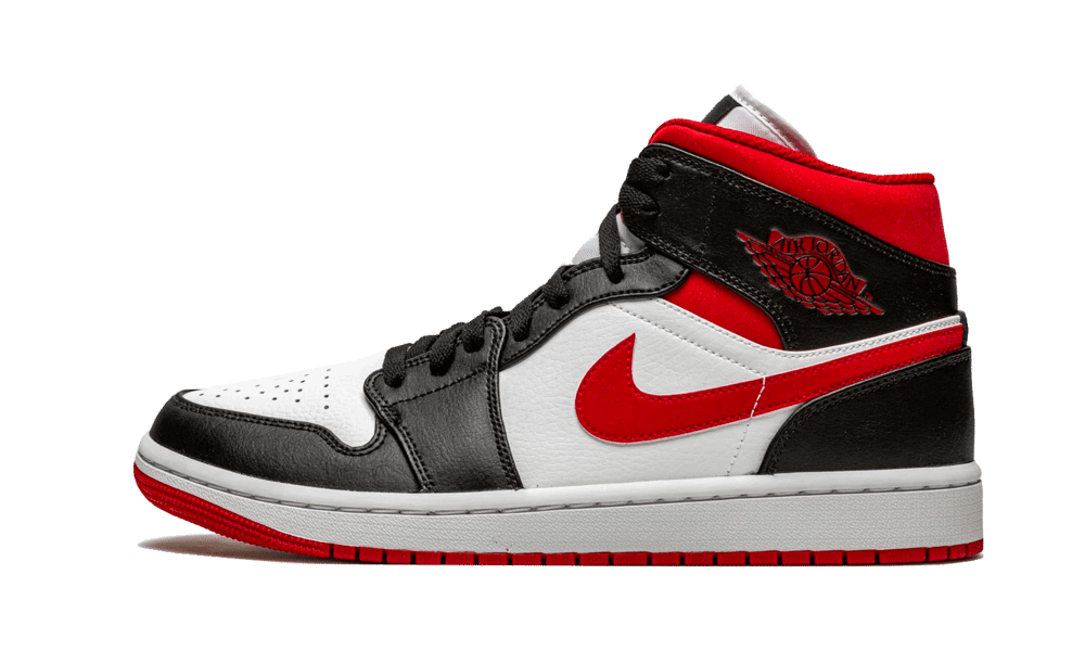 Air Jordan 1 Mid Gym Red Black White - Mentastore