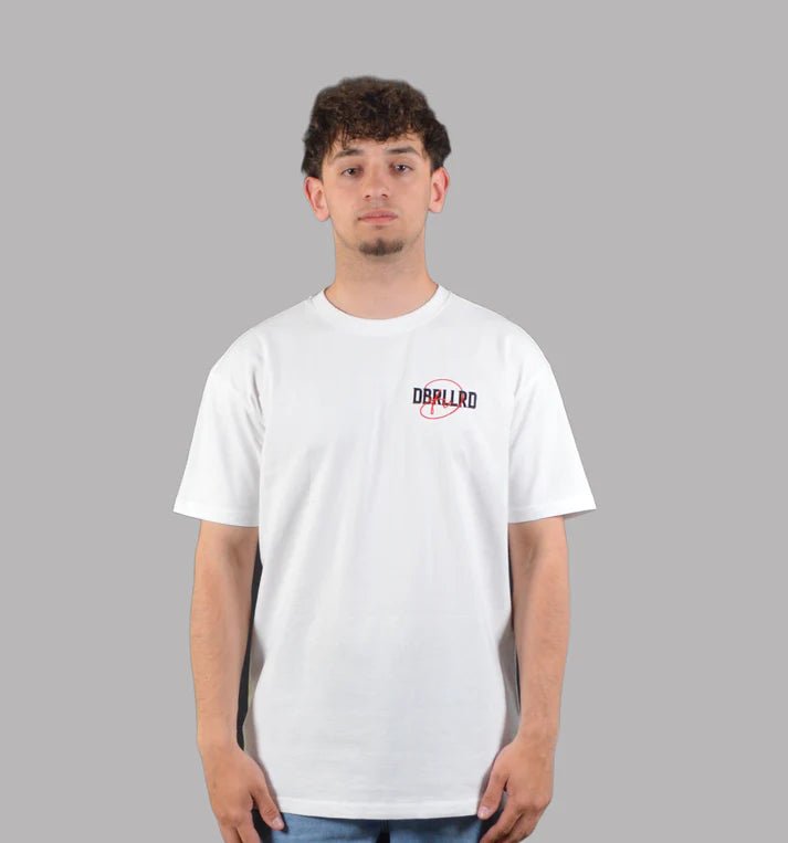 LETTERS DBRLLRD OVERSIZED TEE WIT - Mentastore