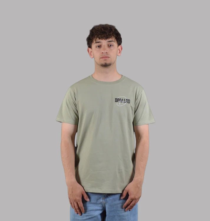 LETTERS DBRLLRD REGULAR TEE PISTACHE GREEN - Mentastore -