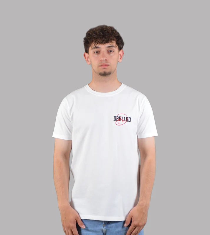 LETTERS DBRLLRD REGULAR TEE White - Mentastore -